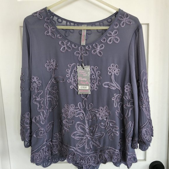 Pretty Angel Tops - Pretty Angel top with beautiful, decorative cording